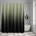 thumbnail image 3 of Shower Curtain Sage Green Black Lines Bathroom Curtains with Hooks, Waterproof Fabric Abstract Art Stripes Bath Shower Curtains Set for Bathroom Bathtubs Decor 36x72 Inch, 3 of 9