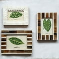 thumbnail image 2 of Creative Co-Op White Scalloped Bone & Wood Photo Frame (Holds 4" x 6" Photo), 2 of 4