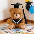 thumbnail image 7 of Aodebiao Graduation Bears Class of 2026 Graduation Plush in Cap Preschool Grad Bear Stuffed Animal Kindergarten Grad Gifts Plush Toy Peluche De Graduación 2026 Party Decorations 6inch, 7 of 7
