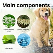 Dog Skin and Coat Health Supplements Liquid Spary Pet Hair Loss Treatments Helps Hair Loss Regrowth Works for Dogs Cats