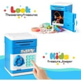 thumbnail image 7 of AYAOQIANG Electronic Piggy Bank for Kids Cash Coin ATM Money Saver Coin Bank for Kids Toys Gift Cartoon Safe Bank Box Perfect Toy Gifts for Boys Girls, 7 of 7