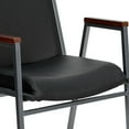 thumbnail image 3 of 4 Pk. HERCULES Series Heavy Duty Black Vinyl Stack Chair with Arms, 3 of 9