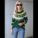 thumbnail image 5 of Suéter de Punto de Otoño y Halloween para Mujer, Ideal para Vacaciones de Invierno, Navidad y Navidad Verde XL, 5 of 10