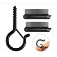 thumbnail image 1 of 10 piezas de suspensión, ganchos de tornillo para luces de cadena al aire libre, dise?o de hebilla de seguridad, liberación fácil ZefeiWu 1327533553360, 1 of 1