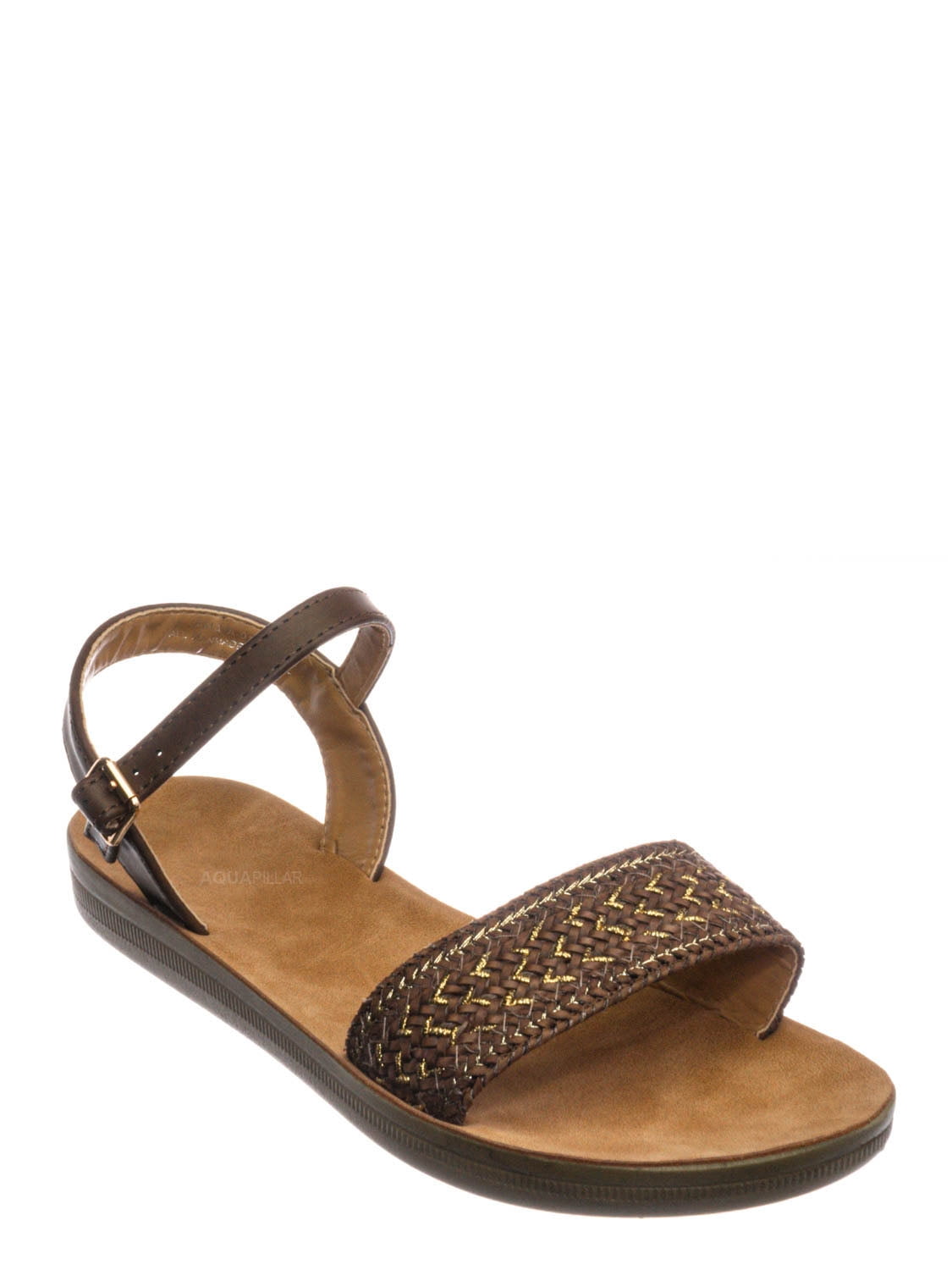 bamboo ankle strap flats