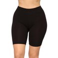 thumbnail image 1 of ZAXARRA Shorts de Sport Taille Haute pour Femmes Noir Ajusté Extensible Short,S-TG, 1 of 8