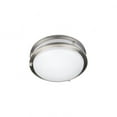 thumbnail image 5 of 20500LEDDCS-BS/ACR Access Lighting Solero II - 20W 1 LED Flush Mount In Transitional Style-4 Inches Tall and 12 Inches Wide-Brushed Steel Finish, 5 of 7