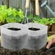 thumbnail image 2 of KAKOWELY 100 bolsas de cultivo biodegradables de tela no tejida para vivero., 2 of 5