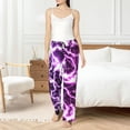 thumbnail image 6 of Lsque Blue Lightning Print Women's Pajama Pants, Lounge Pant - Comfortable Home Wear,Elastic Waistband, Stylish Design-X-Large, 6 of 9