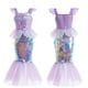 thumbnail image 4 of Vestido de Navidad de La Sirenita Ariel para niña, disfraz de Ariel, ropa de fiesta con cola de pez y lentejuelas para niña, disfraz para niña, 4 of 5