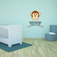 thumbnail image 2 of Education Monkey Animal Life Quote Cartoon Quotes Decors Wall Sticker Art Design Decal for Girls Boys Kids Room Bedroom Nursery Kindergarten Home Decor Stickers Wall Art Vinyl Decoration (10x8 inch), 2 of 2