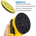 thumbnail image 4 of Paquete De 2 Almohadillas De Repuesto Para Lijadora De 5 Pulgadas Y 8 Orificios Para Dewalt Dwe6423/6423K Dwe6421/6421K Dwe6421-B2 Dwe6421-B3 Dwe6421-Br Dcw210B - Almohadilla De Respaldo De Lijado Con, 4 of 5