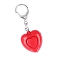thumbnail image 2 of Alarma de autodefensa de 125 dB Luz LED Alerta de emergencia antiataque en forma de corazón para mujeres mayores y niños (rojo), 2 of 10