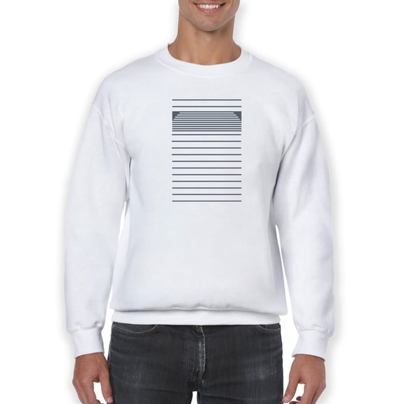 Mesmerizing Lines Pattern Sweatshirt Men -GoatDeals Designs, Male 3X-Large