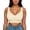 Yellow, variant on Wireless Bras for Women V Neck Full Coverage Adjustable Strap Workout Yoga Sports Bralettes Everyday Bra