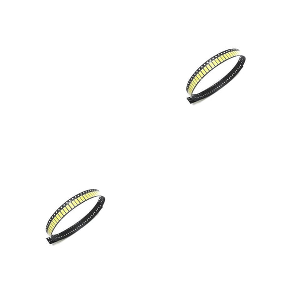 Cateissary Juego de cuentas de lámpara de 100 piezas, accesorio de reparación de componentes de retroiluminación, diodo SMD 7030, reemplazo de Blanco 6000-6500K 2piezas