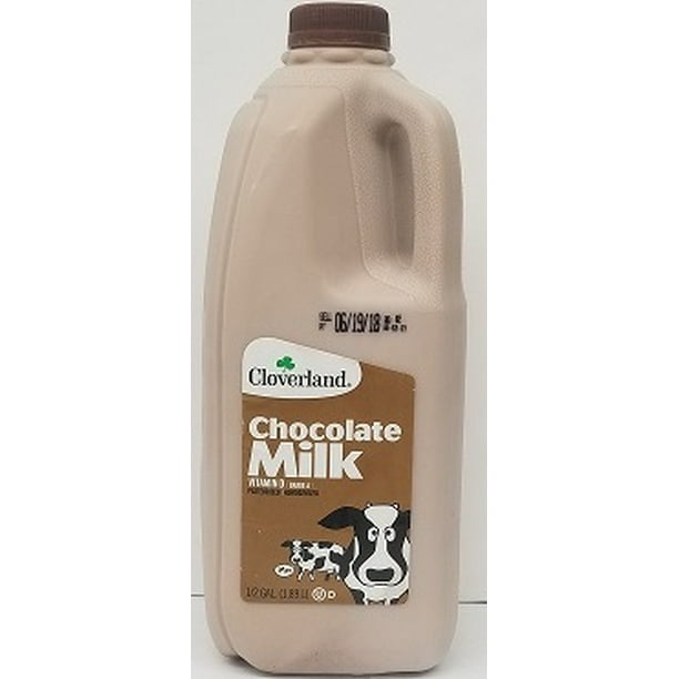 Cloverland Chocolate Milk Half Gallon Walmart Com Walmart Com