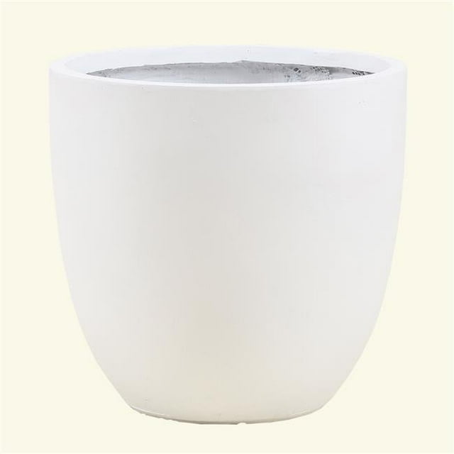 Jardinière Blanche Ronde de Luxe (Petite)