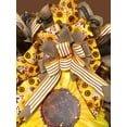 thumbnail image 3 of Sunflower Deco Ribbon Wreath, Everyday Wreath, Home Décor, 3 of 4