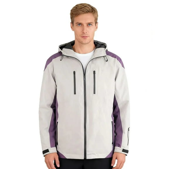 SNOW DEER Heated Ski Jacket – Lightweight, Slim Fit, 3 Heating Zones, Fast Warm-Up, 7.4V 5200mAh Battery