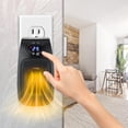 thumbnail image 7 of Aiwa Outlet Plug-in Electric Space Heater, Mini Heater with Adjustable Temperature Control, Black, 7 of 7