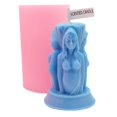 thumbnail image 2 of Molde para hacer velas de diosa, jabón hecho a mano, Chocolate, bricolaje, fabricación de velas, yeso, cemento, resina, pegamento en forma de gota, molde de silicona para manualidades, 2 of 5