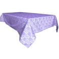 thumbnail image 2 of Sheer Lace Tablecloth Overlay Wedding and Party Decoration Lavender, 2 of 3