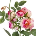 thumbnail image 4 of (2 pack) 27-inch Artificial Silk Pink Mini Cabbage Roses Mixed Long Stem, for Indoor Use, by Mainstays, 4 of 10