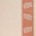 thumbnail image 6 of Couristan 2' x 11.75' Tropical Bordered Rectangular Area Throw Rug Runner - Beige and Black, 6 of 8