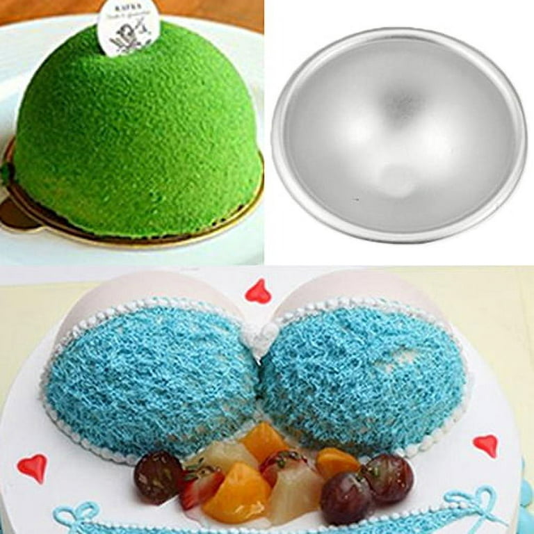 3D Ball Shape Sphere Silicone Molds Baking Mold for Mousse Cake 8-Cavity
