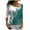 Green, variant on Trendy Tops for Women 2024 Work Petite Sweatshirt for Women Casual V Neck Long Sleeve Loose Flowers Sweatshirt