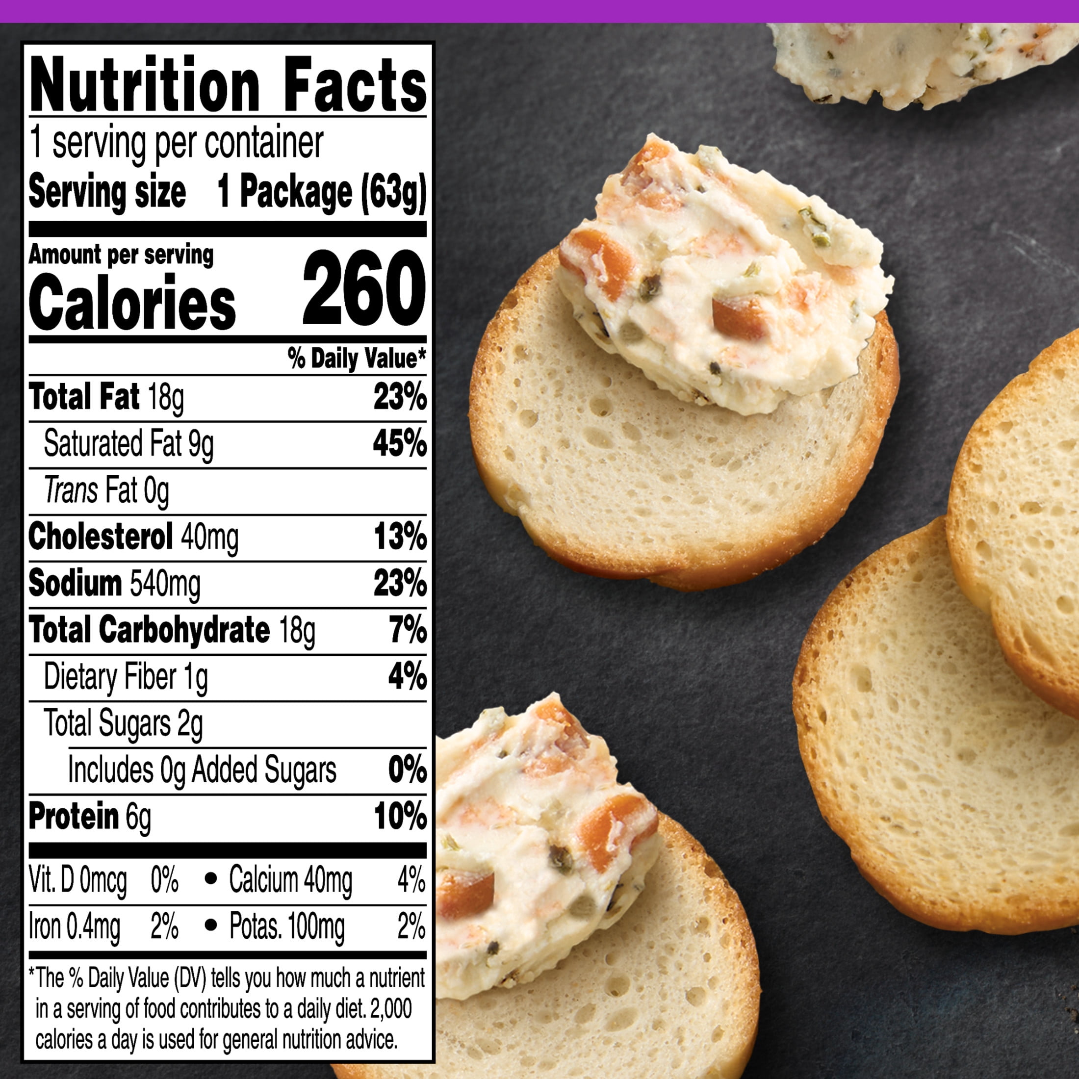 Hillshire Snacking Pepperoni, Garlic & Herb, Cheese Spreads, 2.25 oz (Refrigerated)