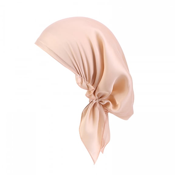 TELOLY Satin Bonnet Sleep Cap,Silk Bonnet Hair Wrap for Sleeping Women No Fading Well-Sealed Skull Beanies Hair Cap