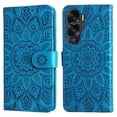 thumbnail image 5 of Funda tipo cartera GANGXUN para Honor X50i 5G , diseño girasol, cuero PU, soporte, cierre magnético, tarjetero, 5 of 5