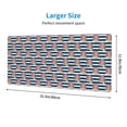 thumbnail image 3 of Pofeuu Popcorn On Blue Lines Print Desk Mat for Keyboard and Mouse，Computer Desk Matt for Desktop，Large Mouse Pad for Desk，Desk Pads on Top of Desks 12x31.5in, 3 of 8