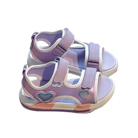 

ZRBYWB Boys Girls Sandals Summer Outdoor Beach Sports Closed Toe Sandals Soft Sole Non Slip Lightweight Beach Sandals For Small Medium Sized Children Summer Shoes