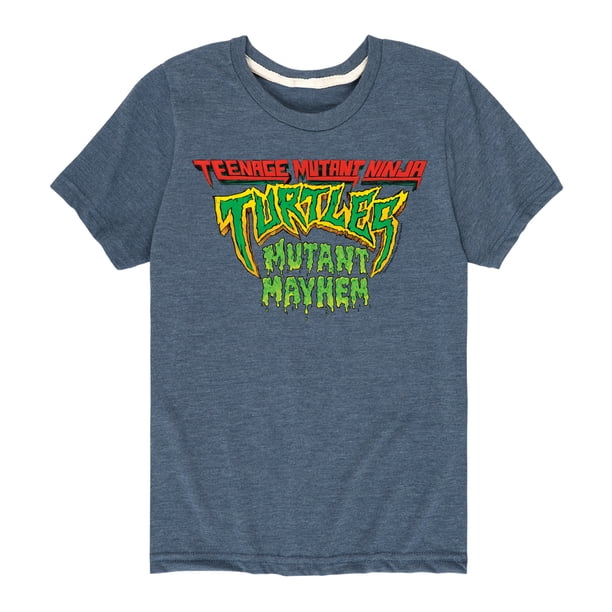 T-Shirt Teenage Mutant Ninja Turtles (TMNT) - Taille Youth XL - Gris - Occasion Très Bon État