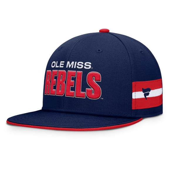 Men's Fanatics Navy Ole Miss Rebels Pick Off Fitted Hat