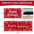 thumbnail image 3 of Merry Christmas Kitchen Rugs and Mats for Floor Set of 2,Happy Holiday Xmas Trees Winter Sink Mat Non Skid Washable for Home Farmhouse Decor 17"x47"+17"x30", 3 of 6