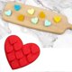 thumbnail image 3 of moldes de silicona para chocolate, moldes de cocina antiadherentes con forma de corazón, bandejas para cubitos de hielo para hacer pasteles, caramelos, chicles, gelatinas, muffins y magdalenas, 3 of 5