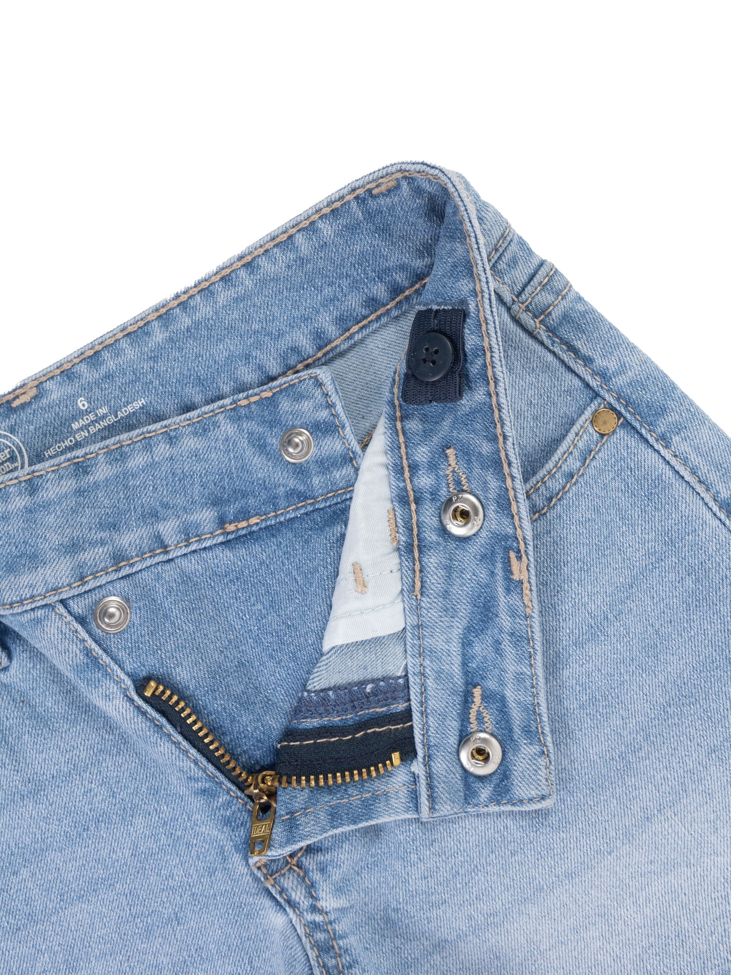 Wonder Nation Girls Denim Shorts, Size 5-18