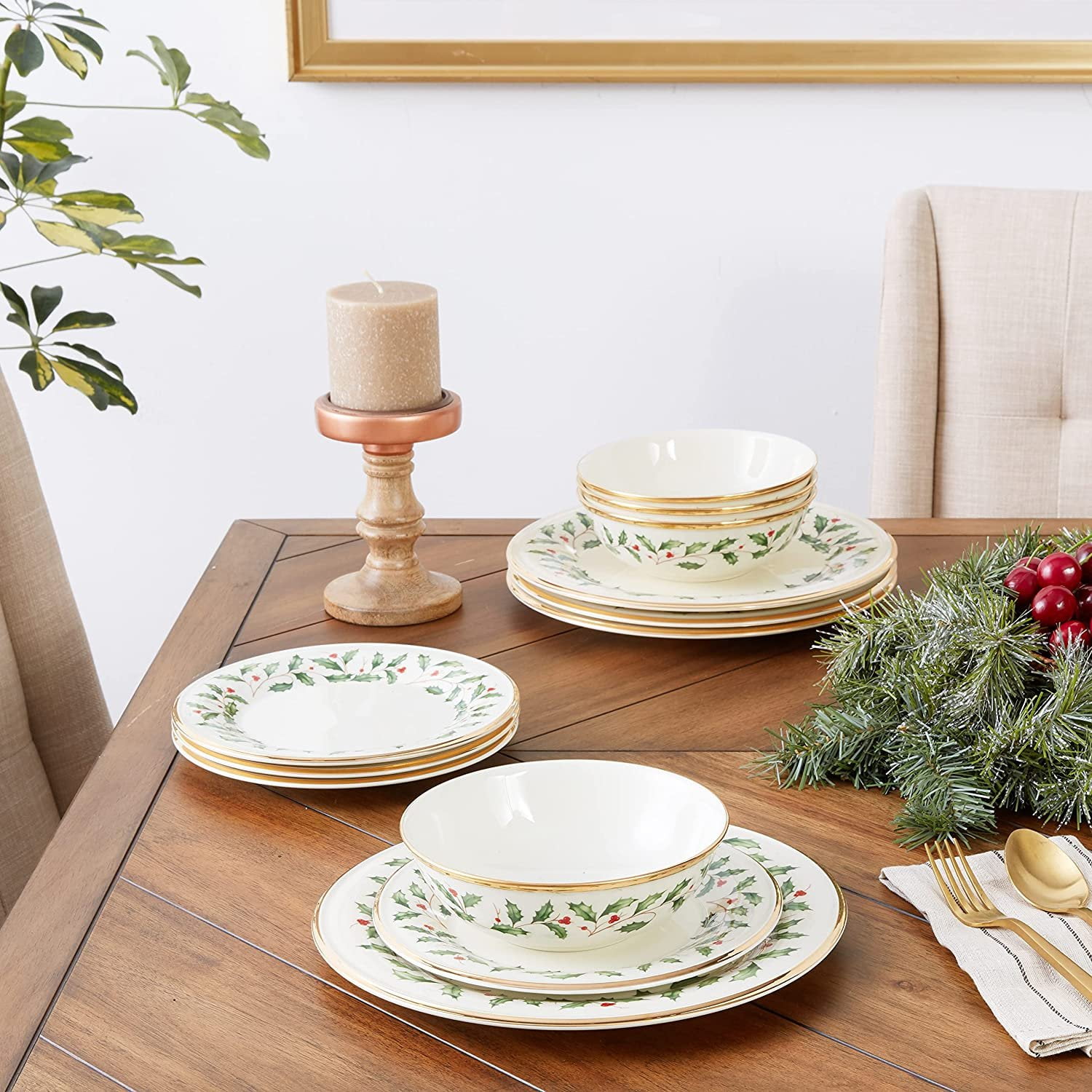 Holiday 12-Piece Plate & Bowl Set – Lenox Corporation