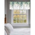 thumbnail image 3 of Eucalyptus Curtain Valances for Windows, Leaf Branch Nature Fruit Spring Summer Kitchen Valance Window Treatment, Light Filtering Block Curtains for Bathroom/Bedroom/Living Room 54'' x 18'', 3 of 9