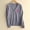 Gray, variant on NTACZA Oversized Sweaters for Women Button Down V Neck Black Cardigan Sweater Heart Print Jumper for Women L