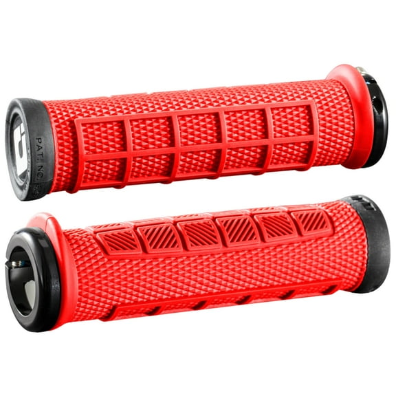 ODI Elite Pro Red Lock-On Mountain Bike Grips (D33EPR-R)