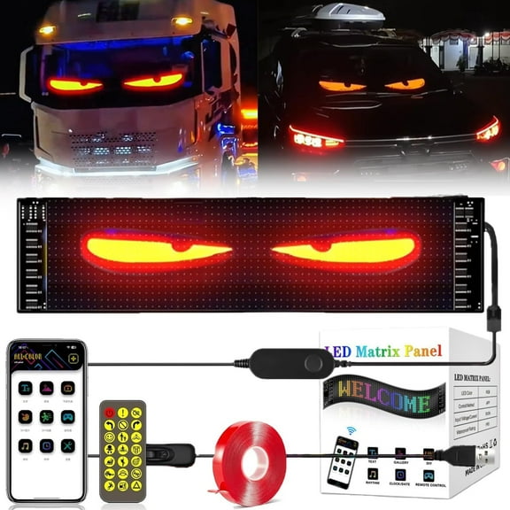 Truck-Specific Devil's Eye LED-Screen Car Eye Light Truck Dynamic LED Light