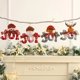 thumbnail image 3 of Adorno navideño colgante para decoración del hogar, muñeco de nieve, Papá Noel, alce, copo de nieve, regalo de Navidad artesanal, festiva, Año Nuevo, 3 of 4
