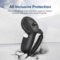 thumbnail image 4 of MARVA Design Controller Grips Cover Compatible with Meta/Oculus Quest 3 Accessories, Silicone Grip Protector Adjustable Knuckle Straps (Black/Grey) (Black) Negro -, 4 of 7