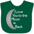 thumbnail image 3 of Inktastic I Love You to the Moon & Back. Boys or Girls Baby Bib, 3 of 4