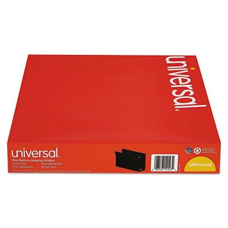 Box Bottom Hanging File Folders Legal Size, 1/5-Cut Tab, Standard Green, 25/Box